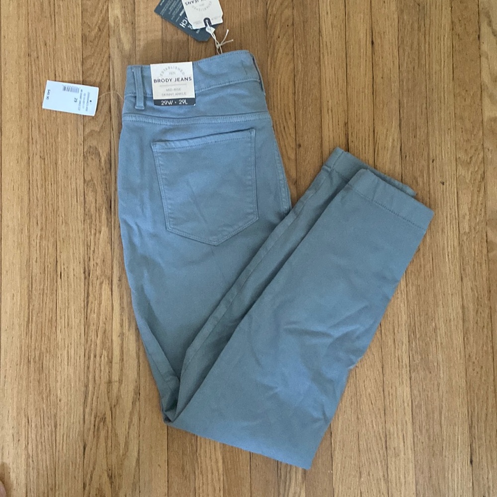 NEW Brody Jeans Mid Rise Skinny Ankle Jeans